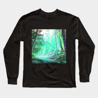 Green Forest Glow Long Sleeve T-Shirt